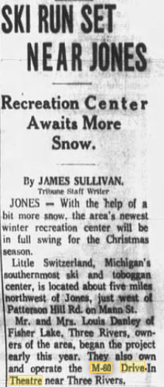 M-60 Drive-In Theatre - 17 Dec 1961 Article